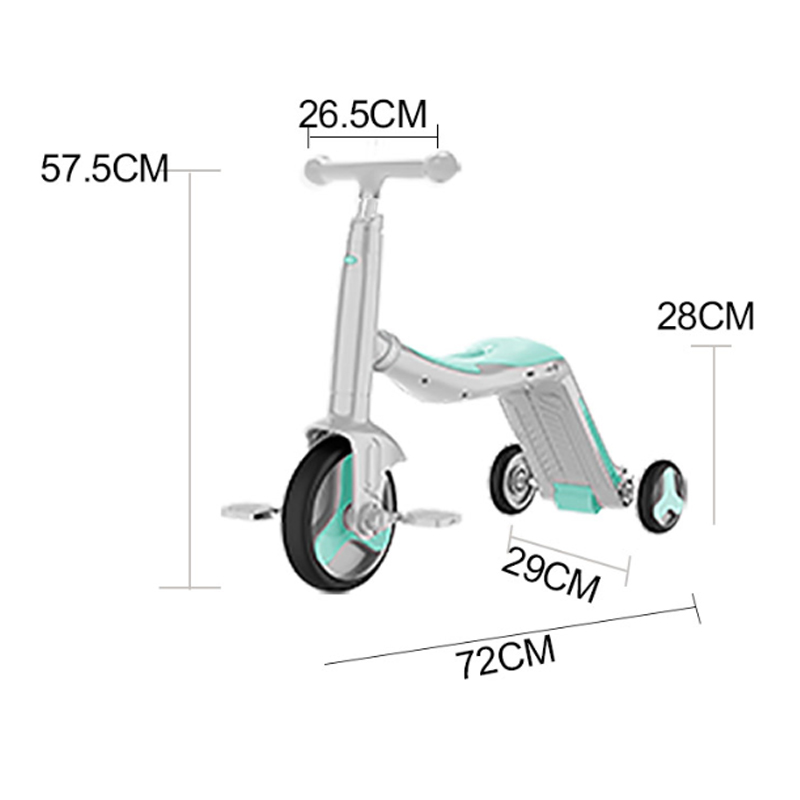 FL-868 3'ü 1 Arada Çocuk Scooter
